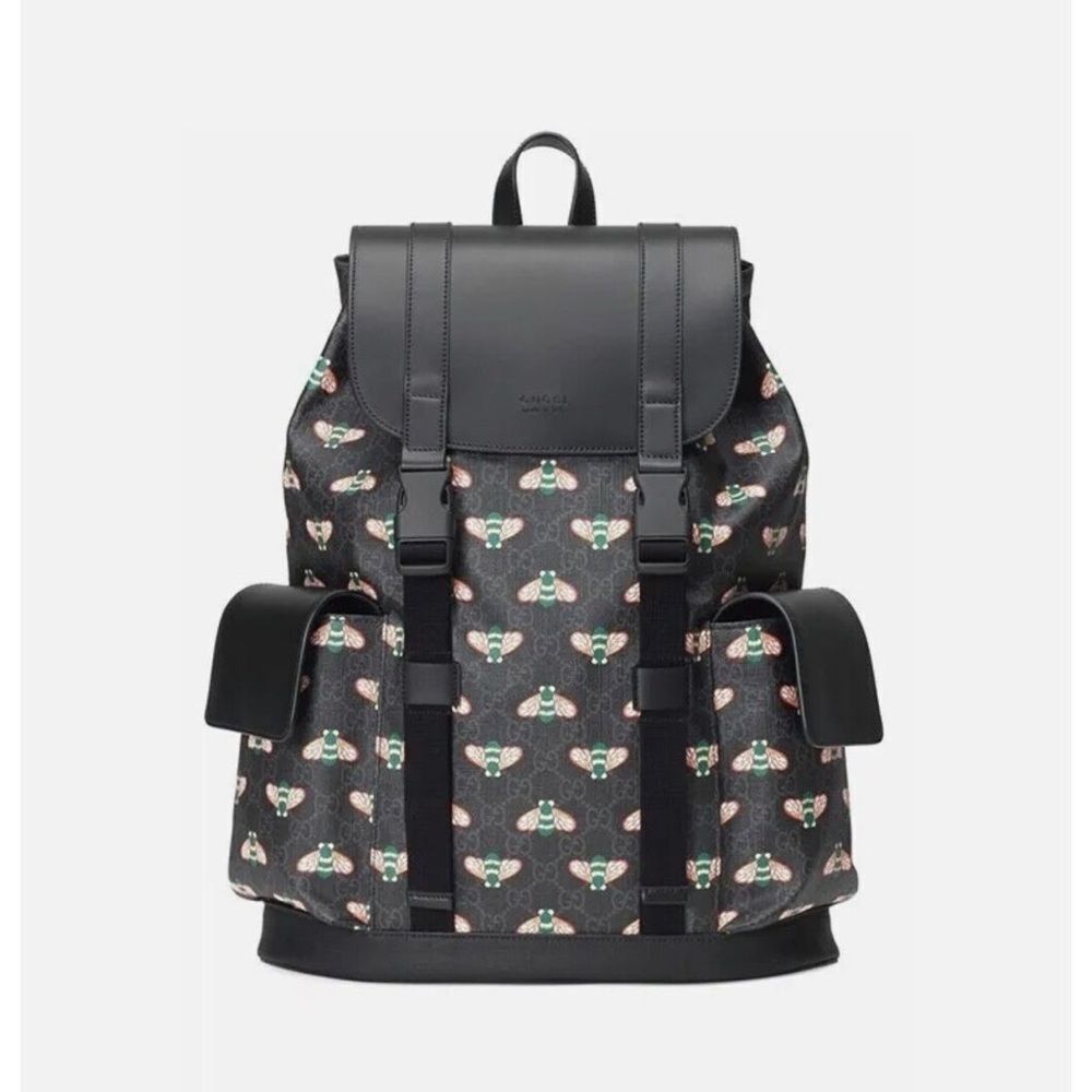 🐝 GUCCI Bestiary GG Supreme Bee Backpack – EUC 🐝